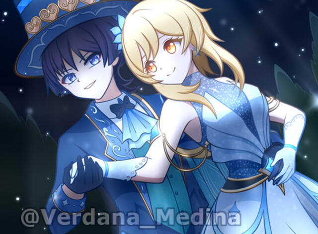 Wanderer and Lumine Wanderer and Lumine